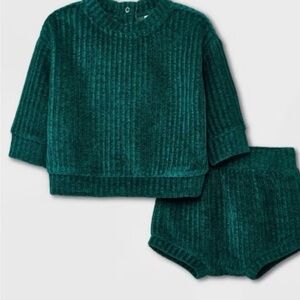 Cat & Jack Green Kids Matching Set